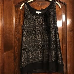 Cabi Lace Sleeveless Blouse